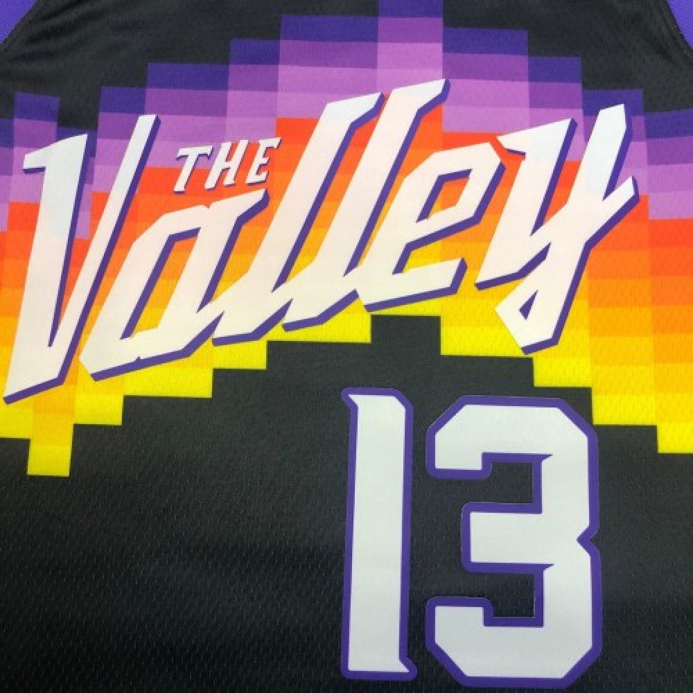 Men's Phoenix Suns Steve Nash #13 Black 2021 Swingman Jersey - City Edition-Pro Kit Vault | Brand New 26/27 Sports Jerseys